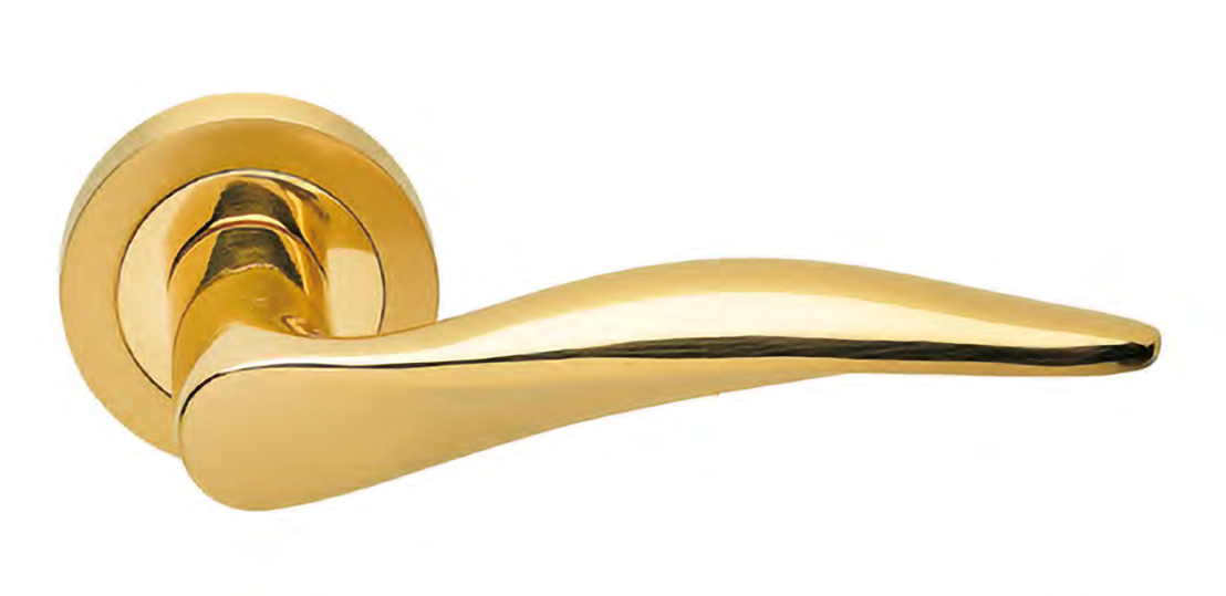 DALI R2 OSA/OTL, door handle, colour - satin brass/polished brass image buy World