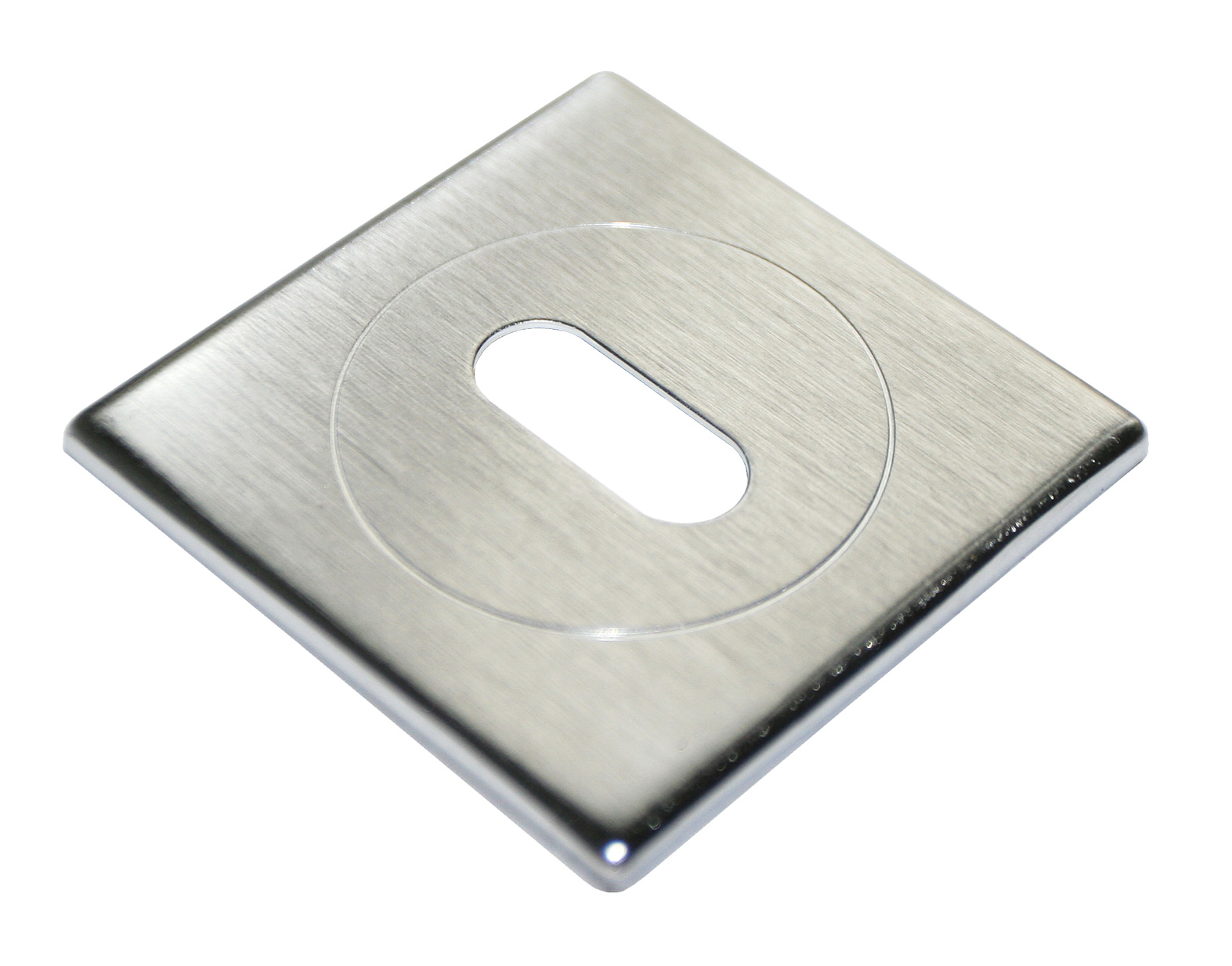 LUX-FK-S1 CSA, escutcheon for pinocchio key, colour - satin chrome image buy in World