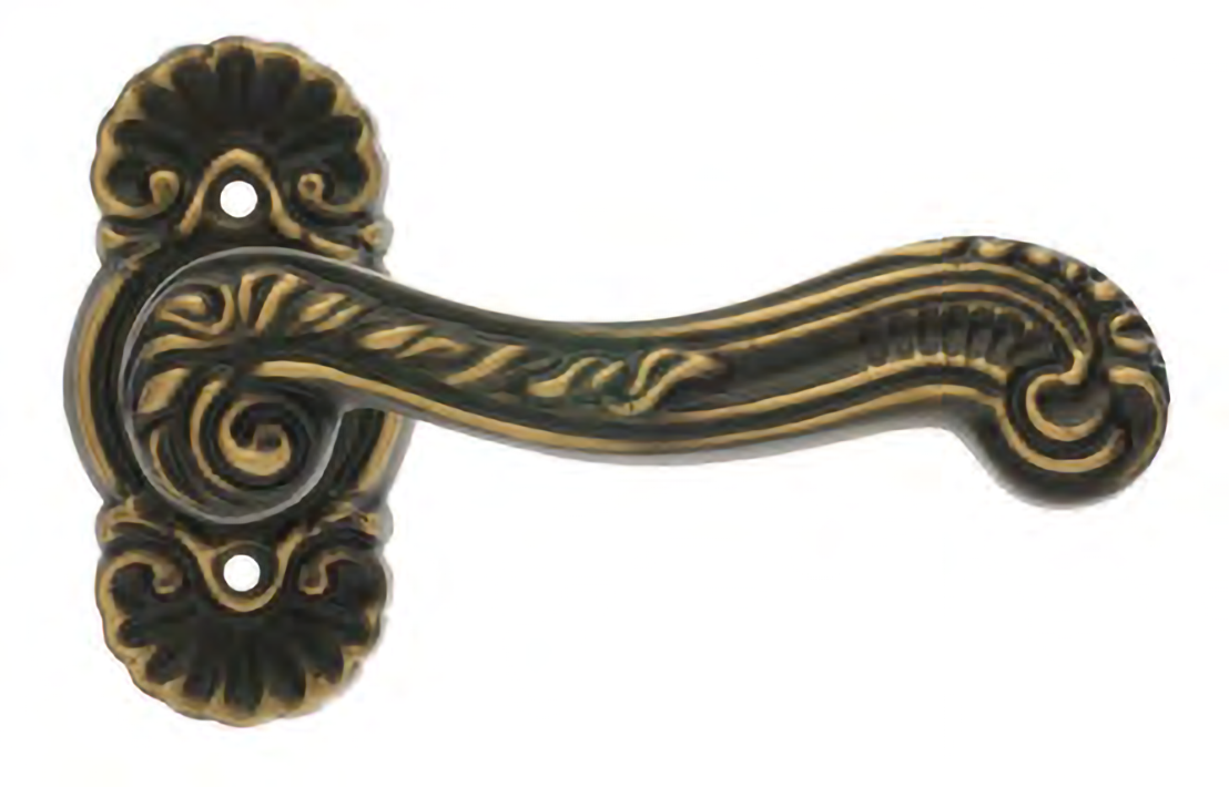 LOUVRE V BNS, door handle, colour - faded dark bronze image buy World