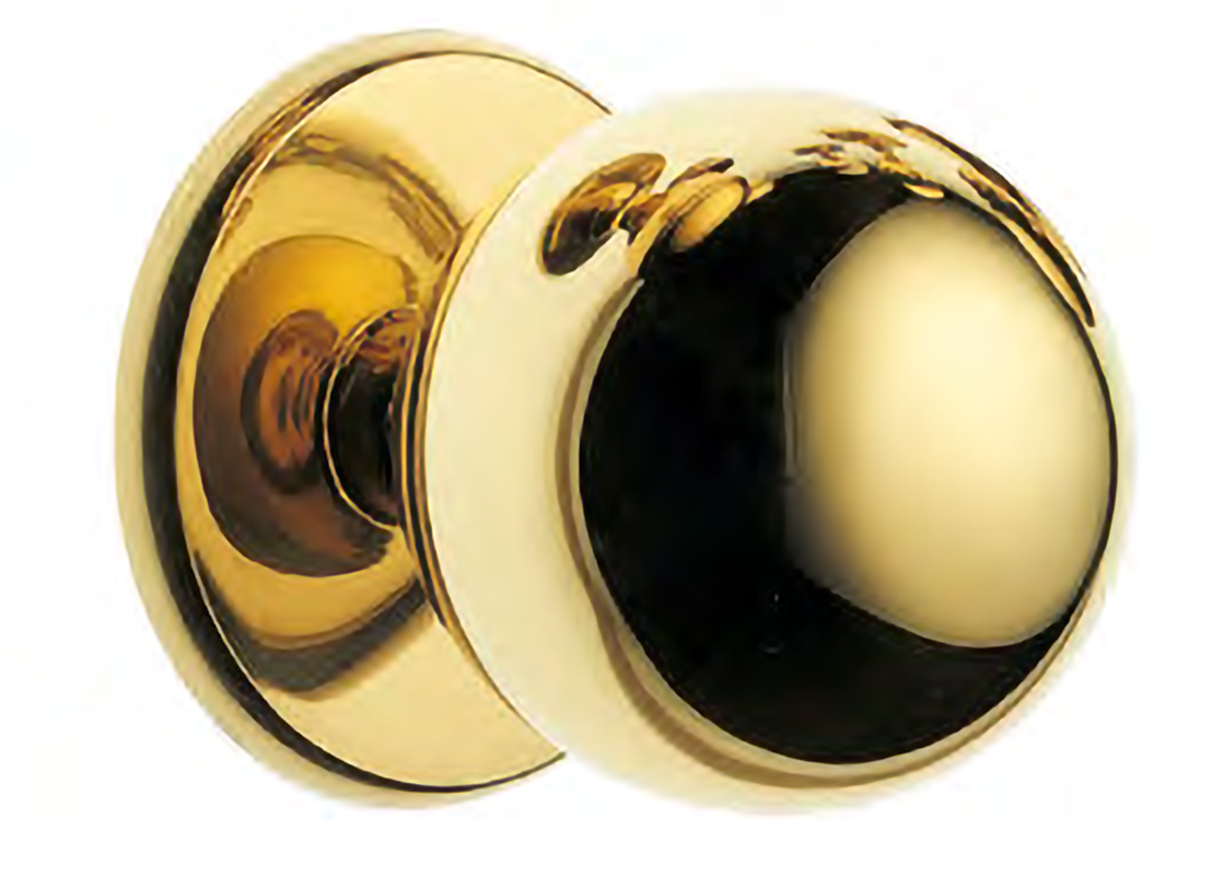 Center door knob ART.400 D70 OTL, colour - polished brass image buy World