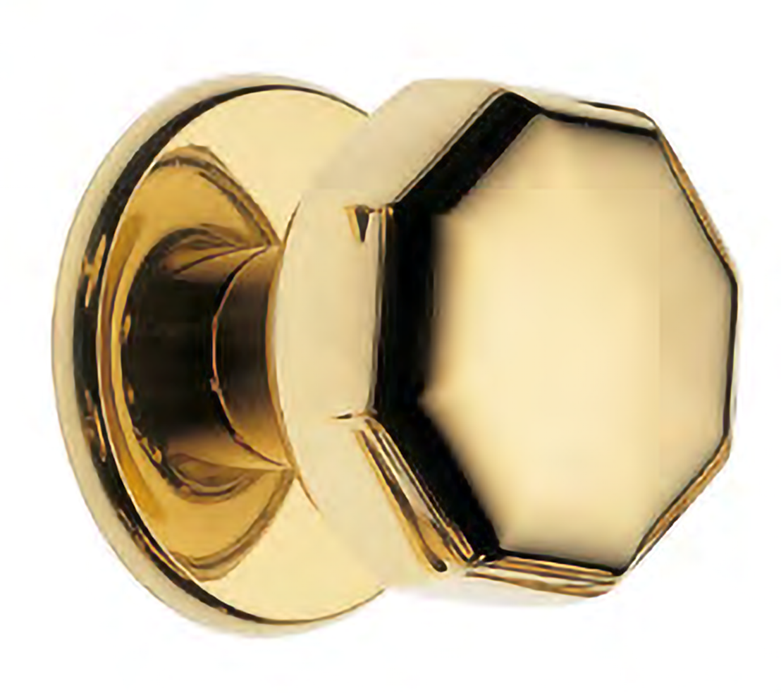 Center door knob ART.AS 30 D70 OTL, colour - polished brass image buy World
