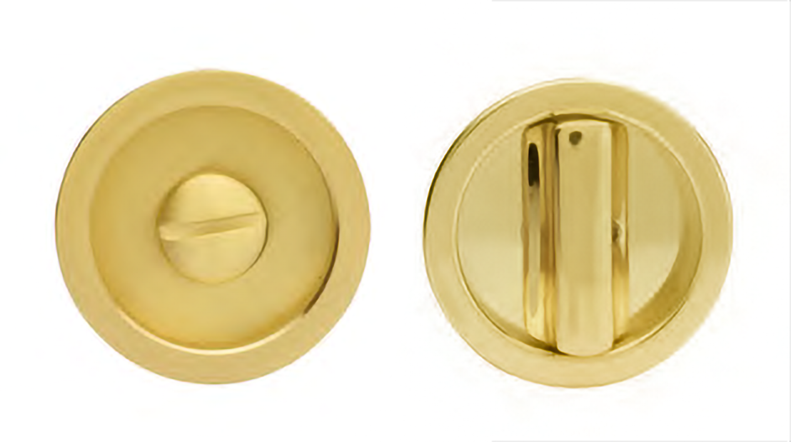 Sliding door rose ART.55/A OSA with wc turn and flush pull, colour - stain gold image buy World