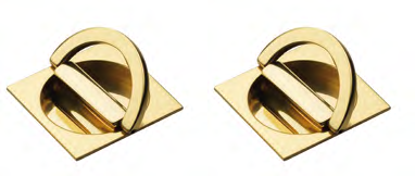 Sliding door rose ART.75C/Q OSA with ring turn, colour - satin gold image buy World