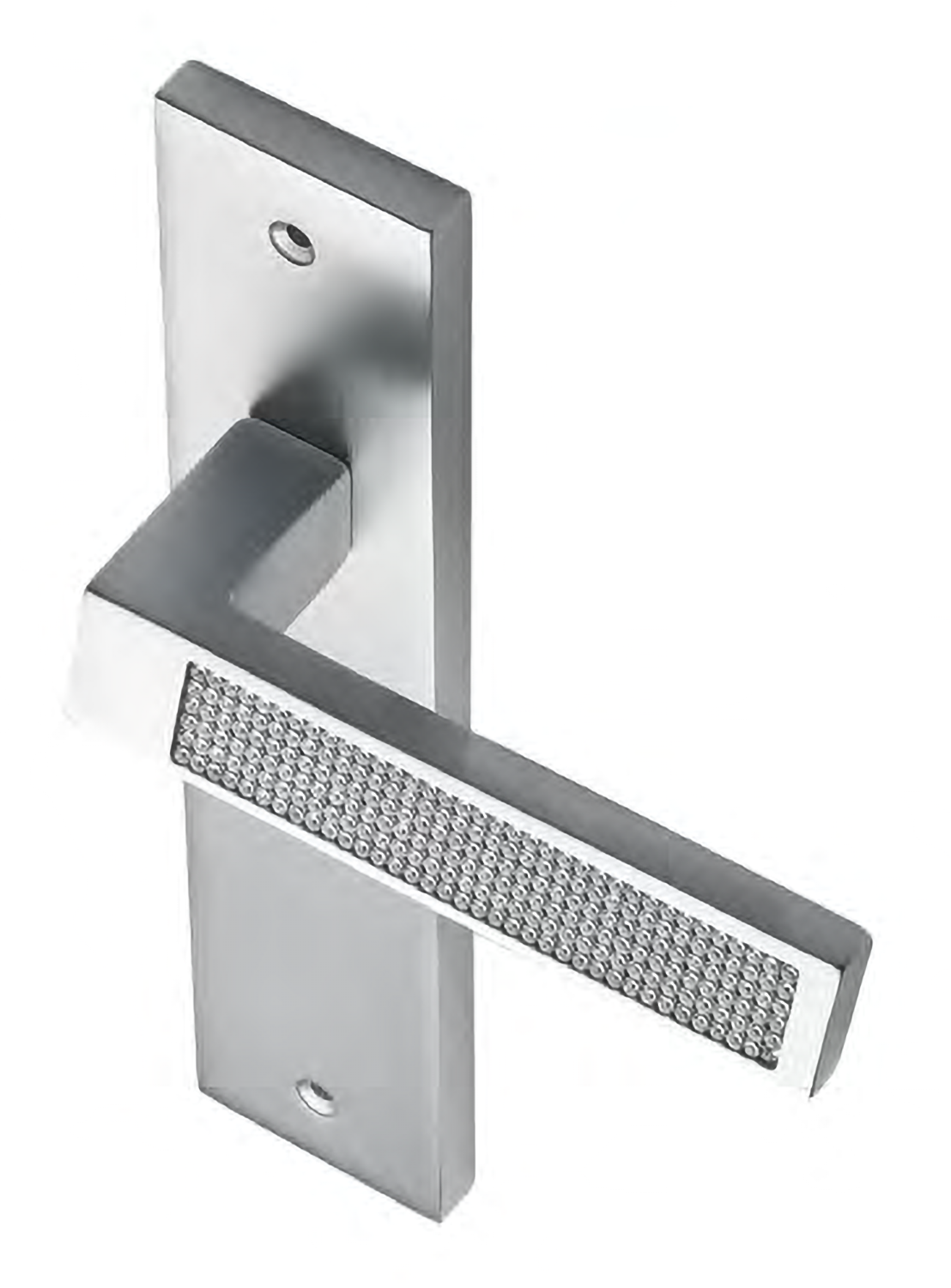 Door handle on backplate DOLCE VITA PL CSA, colour - satin chrome image buy World