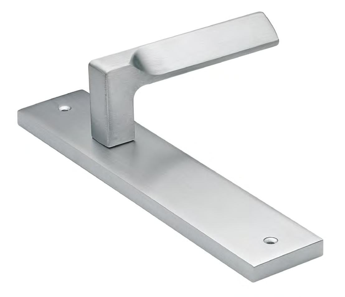 Door handle on backplate FIORD PL CSA, colour - satin chrome image buy World