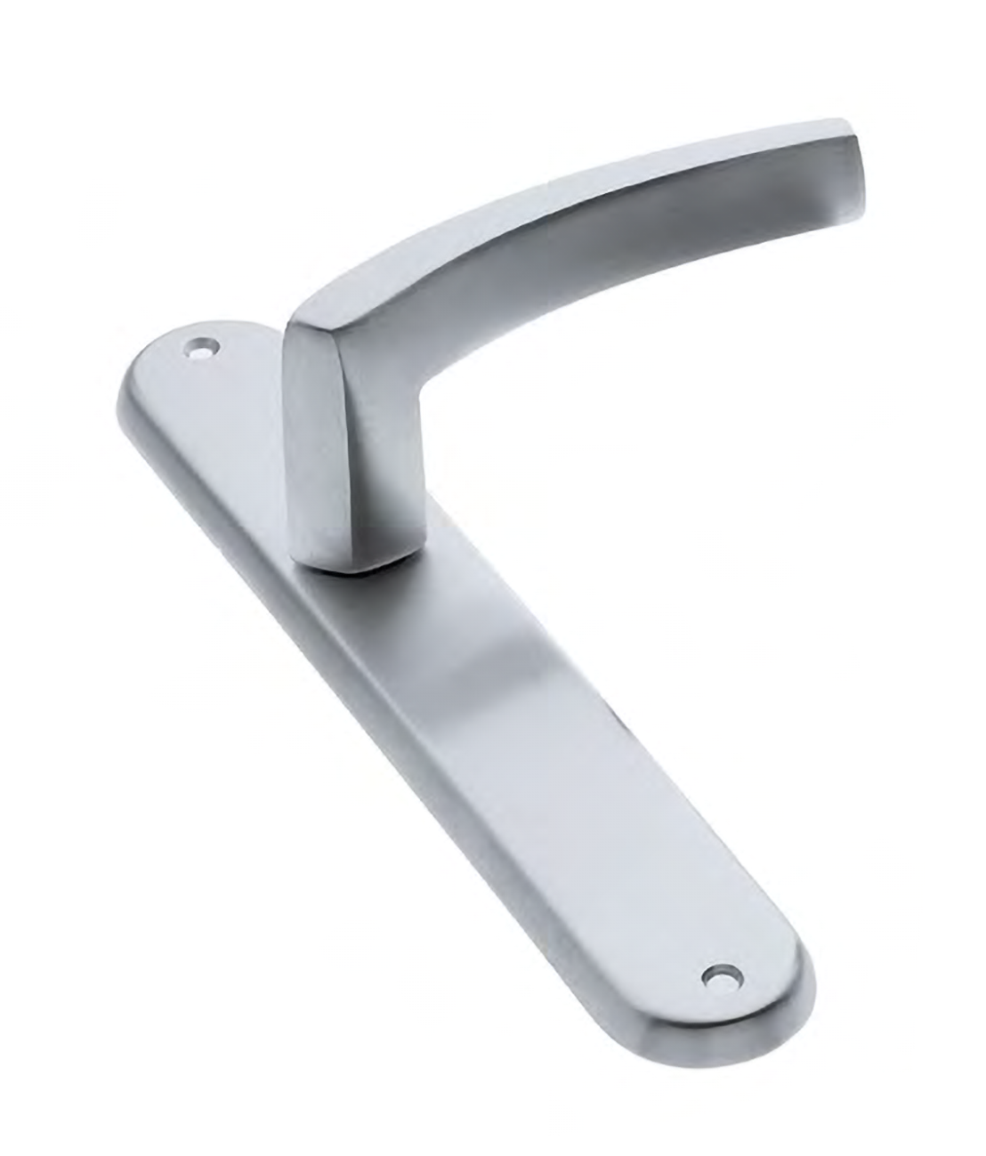 Door handle on backplate WIND PL CSA, colour - satin chrome image buy World