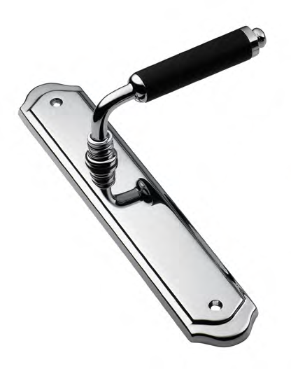 Door handle on backplate RIVA PL CRO, colour - chrome image buy World
