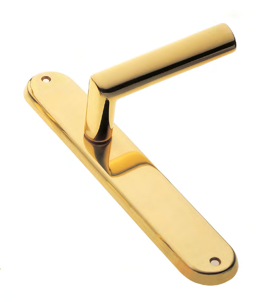 Door handle on backplate STELLA PL OTL, colour - polished brass image buy World