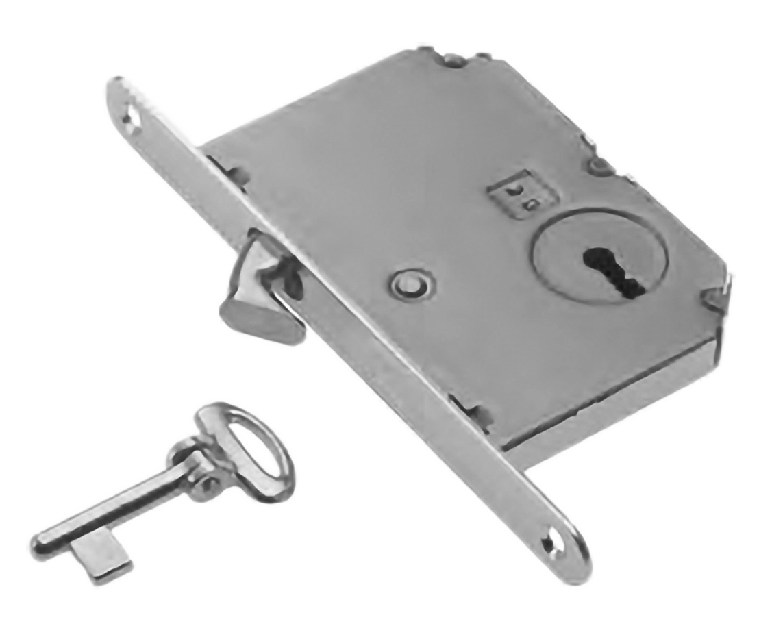 Sliding door lock ART.SR2 CRO with key, colour - chrome image buy World