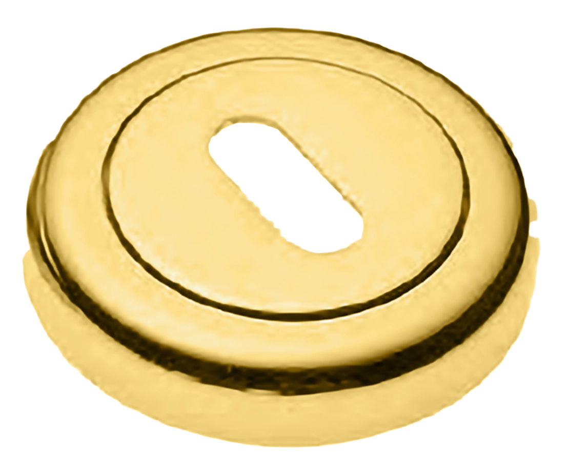 LUX-FK-R4 OTL, escutcheon for pinocchio key, colour - polished brass image buy World