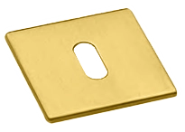 LUX-FK-S1 OSA, escutcheon for pinocchio key, colour - satin brass image buy World