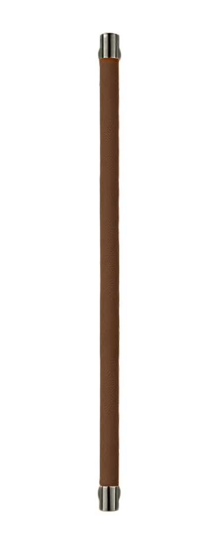 Pull handle HIDE LEATHER PH/B ANT/TESTA DI MORO, colour - anthracite/dark brown image buy World