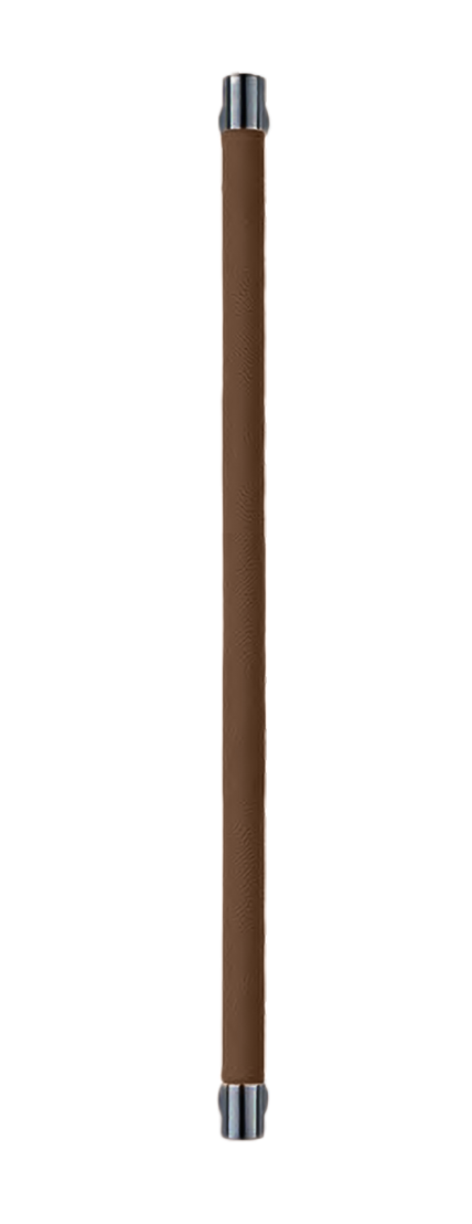 Pull handle HIDE LEATHER PH/A NERO/TESTA DI MORO, colour - black/dark brown image buy World