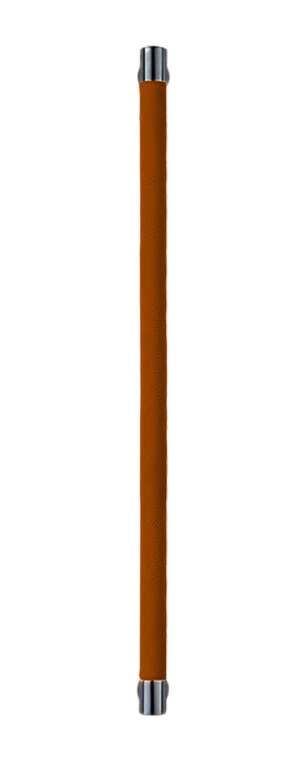 Pull handle HIDE LEATHER PH/A NERO/CUOIO, colour - black/natural leather image buy World