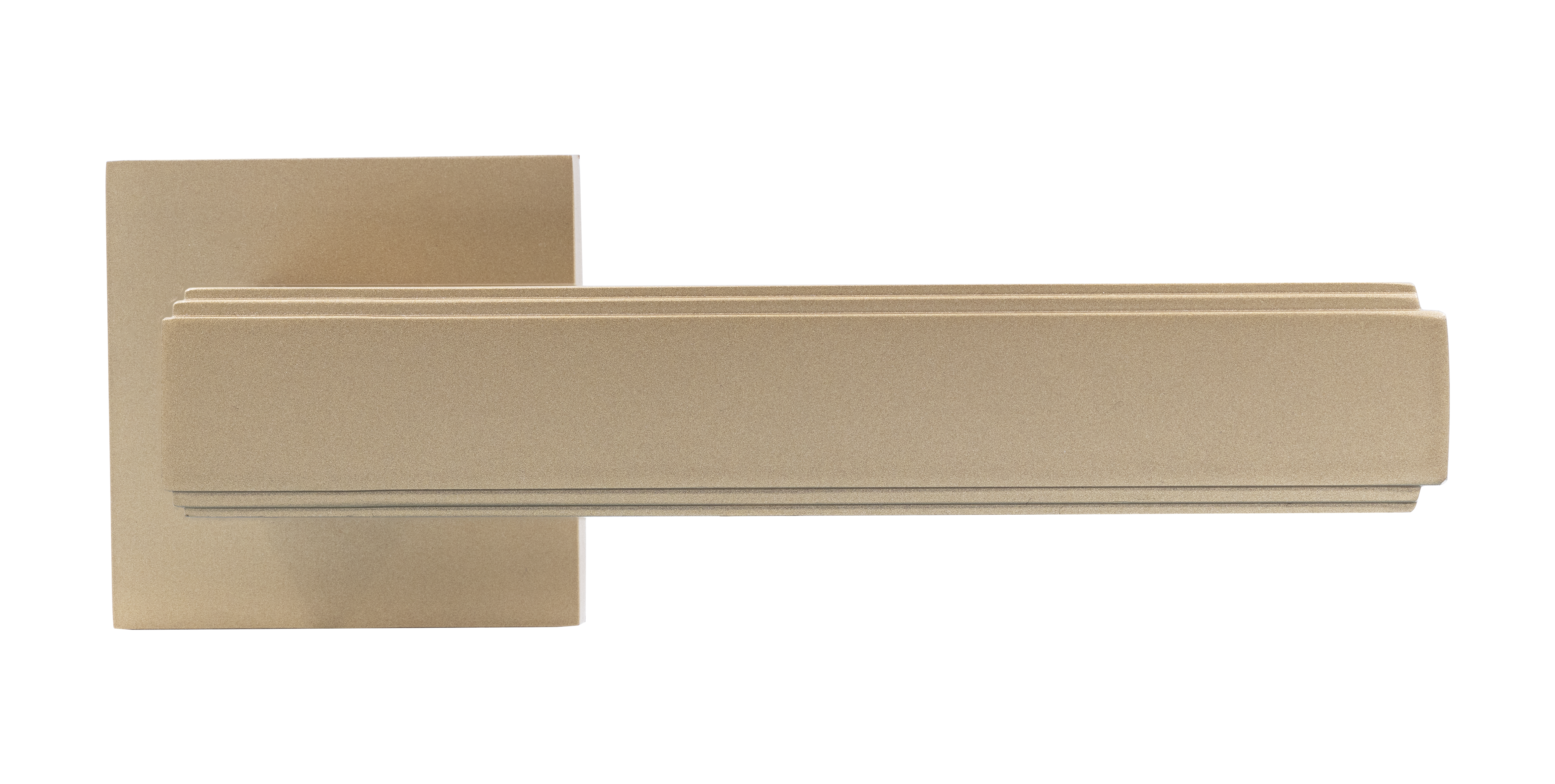 Door Handle MH-64-S6 FTG STEPS on a Square Rosette 6 mm, Color matt Italian Gold image buy in World
