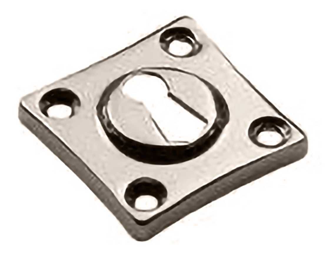 LUX-KH-RIVA NIK, key cylinder cover on square rosette for RIVA handle, color - nickel image buy in World