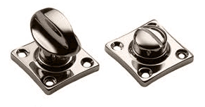 LUX-WC-RIVA NIK, sanitary turn-knob on square rosette for RIVA handle, color - nickel image buy in World