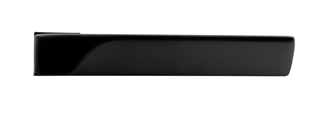 FIORD-SM NERO-ST door handle, with invisible square rosette, colour - black soft-touch image buy in World