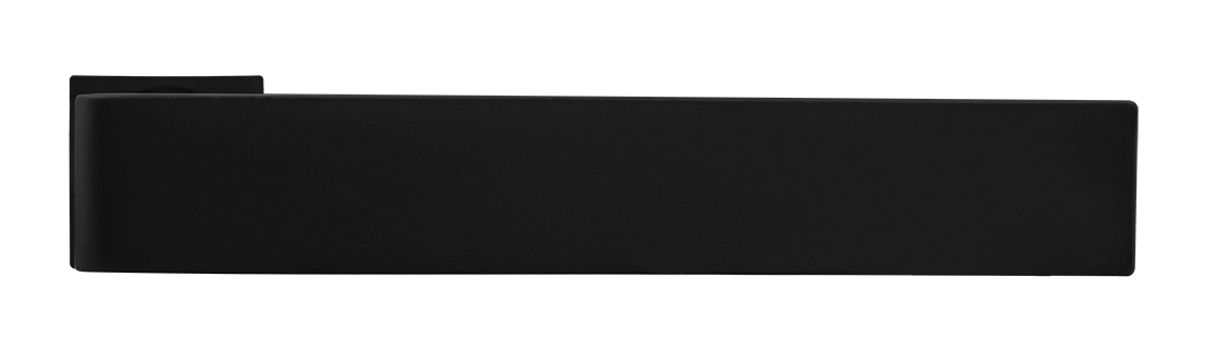 HORIZONT-SM NERO-ST door handle with invisible square rosette, colour - black soft-touch image buy in World