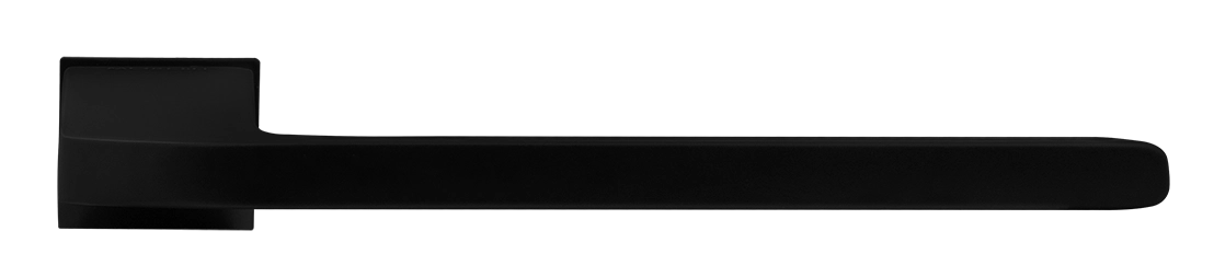 SPUTNIK-SM NERO-ST door handle with invisible square rosette, colour - black soft-touch image buy in World