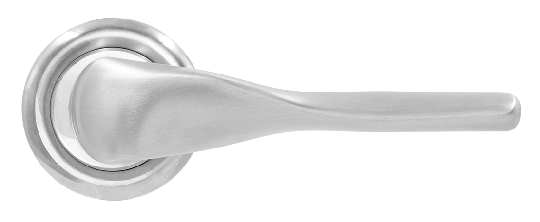 Door Handle, LVB R7 on round rose, Color Winter Frost image buy in World