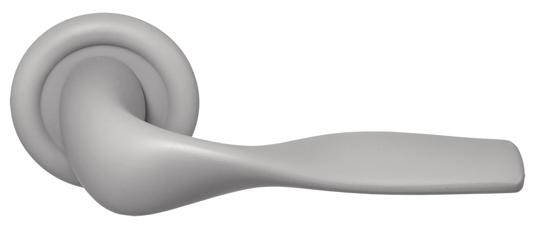 Door Handle, LVB R7 on round rose, Color Spring Mist image buy World