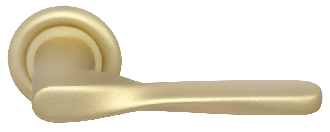 Door Handle, THE OLYMPICS R7 on round rose, Color Autumn Honey image buy World