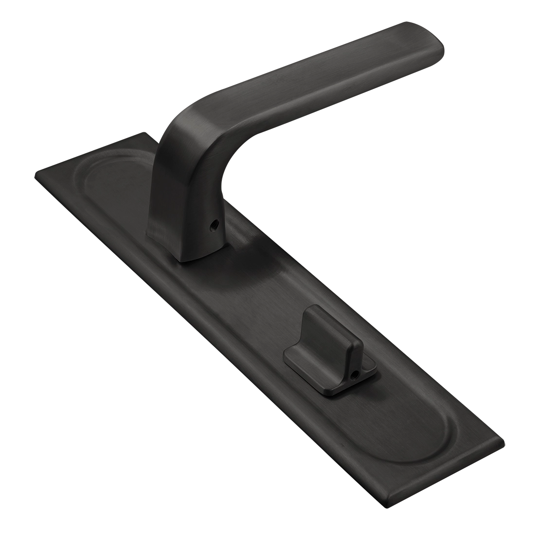 Door Handle, THE BUS STATION PLS on backplate, Color Summer Storm image buy World