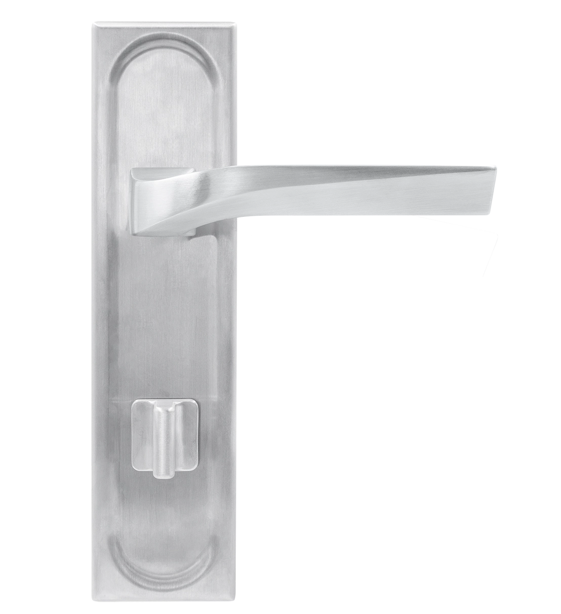 Door Handle, WD CONCERT HALL PLS on backplate, Color Winter Frost image buy in World