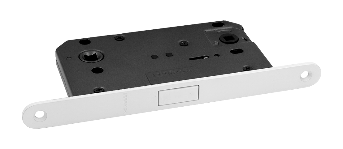 IM WC SM W interior door latch with strike plate