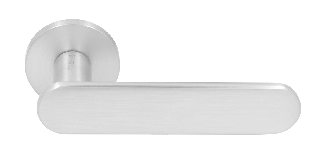 MH-65-R6 R6 SEMPIONE SC door handle on a round rosette, colour matte chrome image buy World