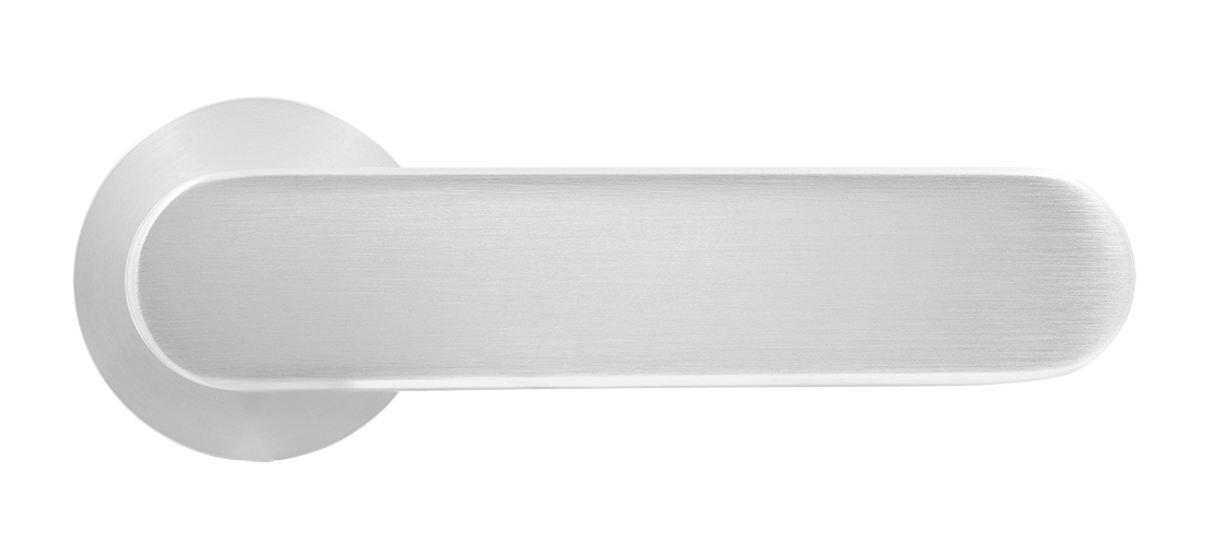 MH-65-R6 R6 SEMPIONE SC door handle on a round rosette, colour matte chrome image buy in World