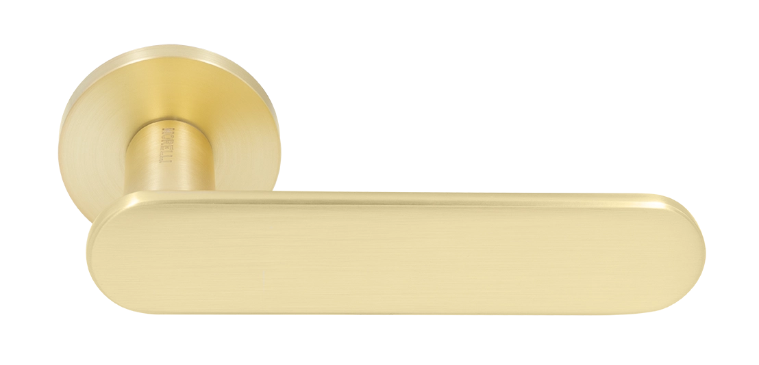 MH-65-R6 SEMPIONE MSG door handle on a round rosette