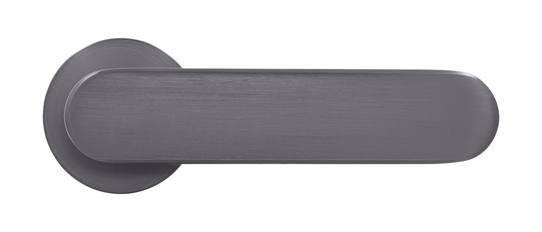 MH-65-R6 R6 SEMPIONE GR door handle on a round rosette, colour graphite image buy in World