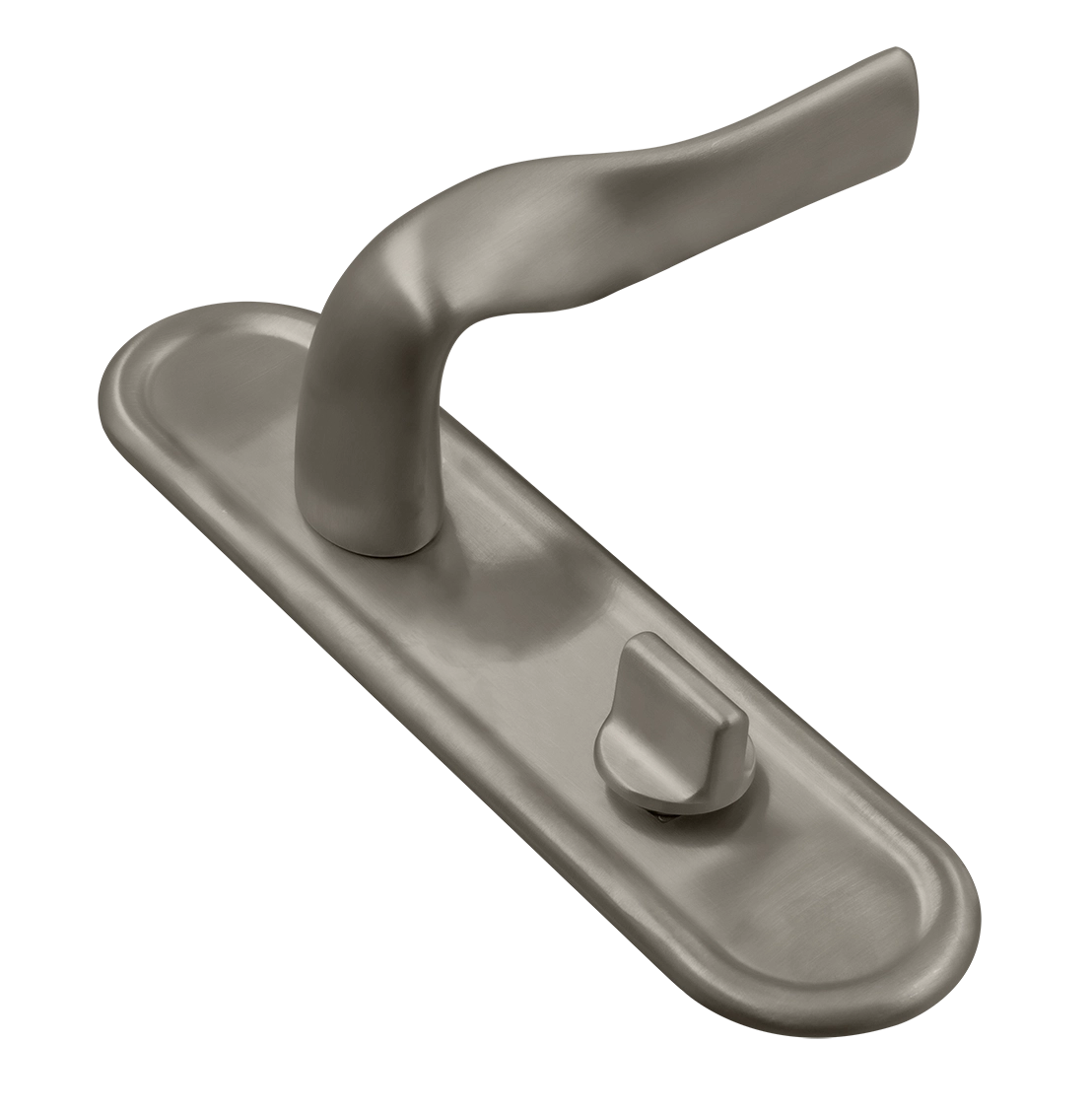 Door Handle, LVB PLR WC SMI on backplate with knob, color Spring Mist image buy World
