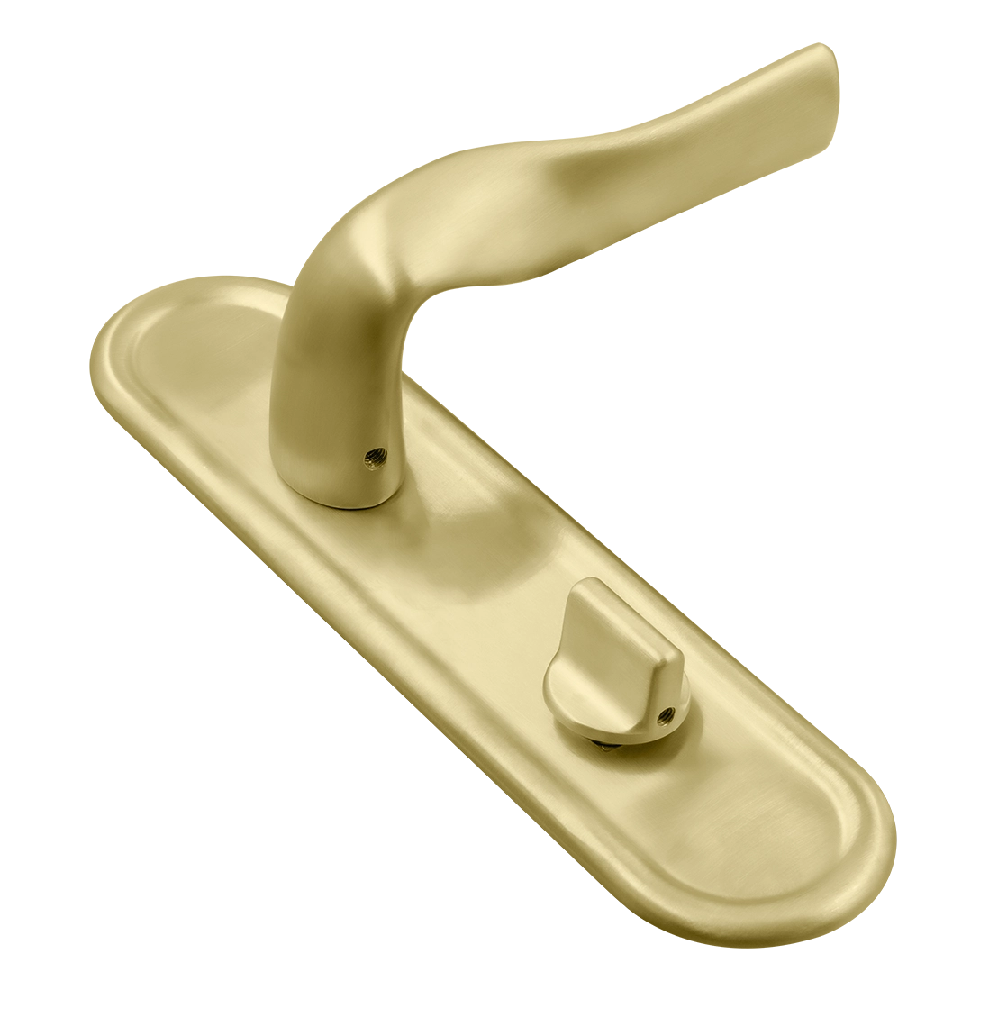 Door Handle, LVB PLR WC AH on backplate with knob, color Autumn Honey image buy World