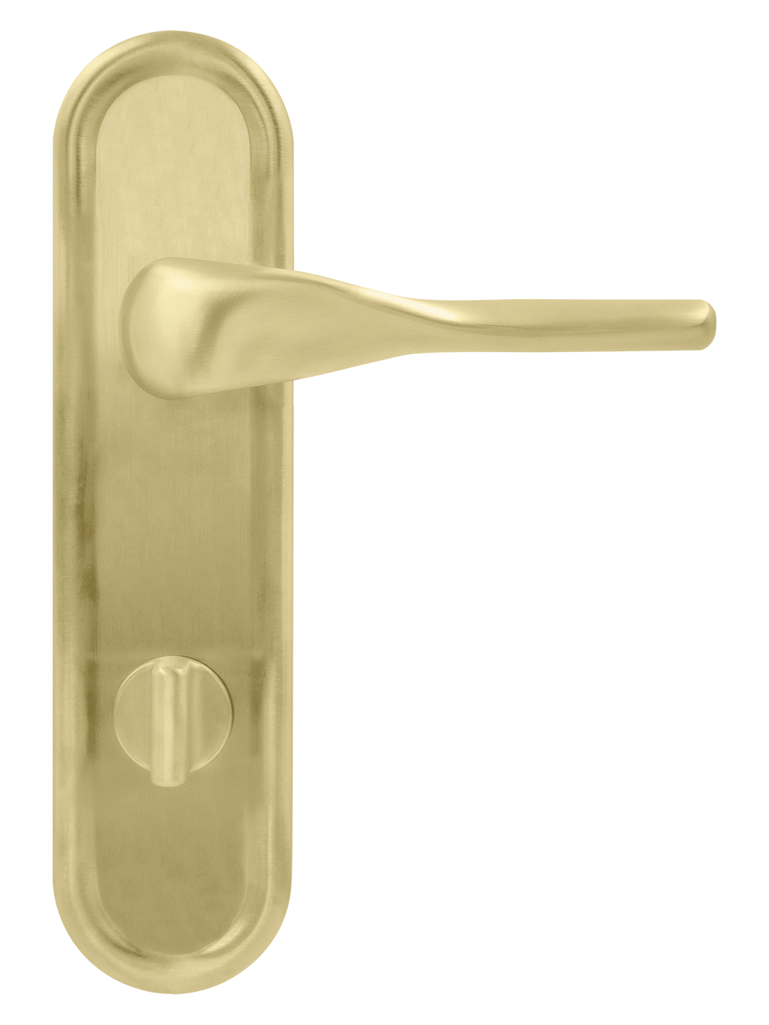 Door Handle, LVB PLR WC AH on backplate with knob, color Autumn Honey image buy in World