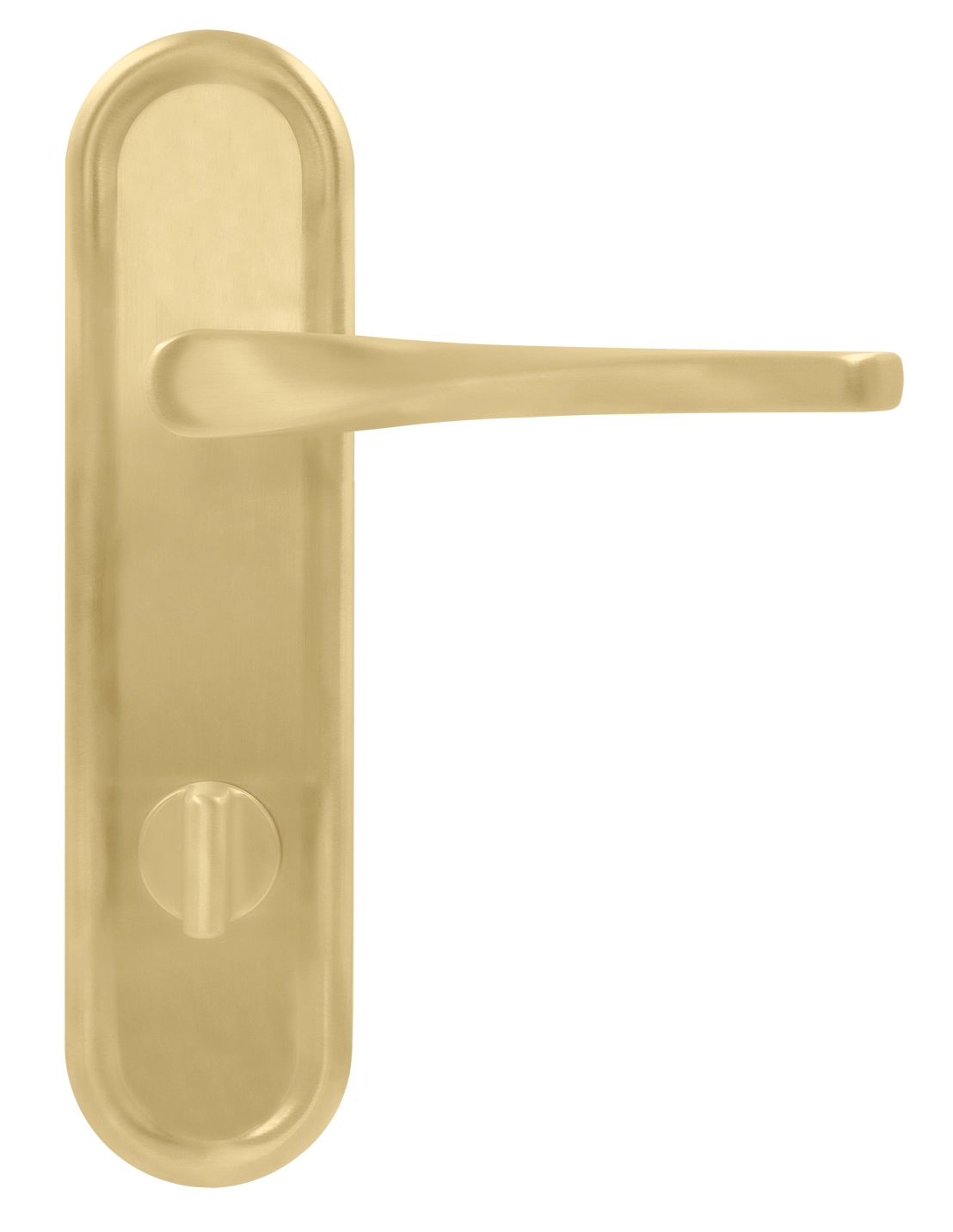 Door Handle, THE OLYMPICS PLR WC AH on backplate with knob, color Autumn Honey image buy in World