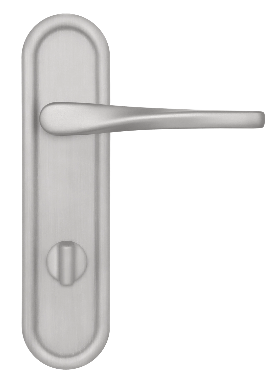 Door Handle, THE OLYMPICS PLR WC SSW on backplate with knob, Color Stockholm Snowfall image buy in World