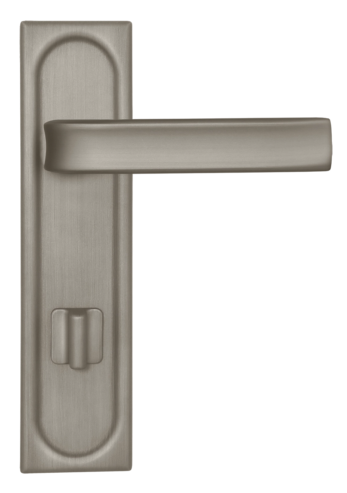 Door Handle, THE BUS STATION PLS WC SMI on backplate with knob, color Spring Mist image buy in World