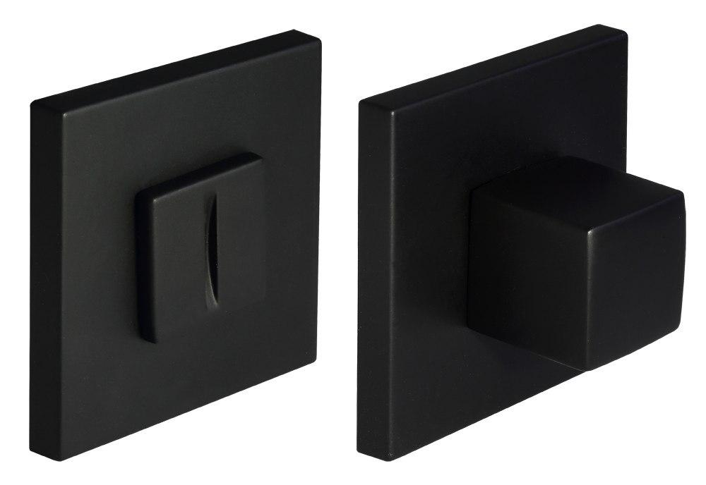 LUX-WC-S8 NOP sanitary knob on a 6 mm square rosette, color - black, CAM image buy World