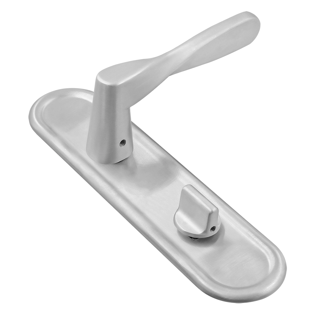 Door Handle, THE OLYMPICS PLR WC BLANK on backplate with knob, color paintable image buy World