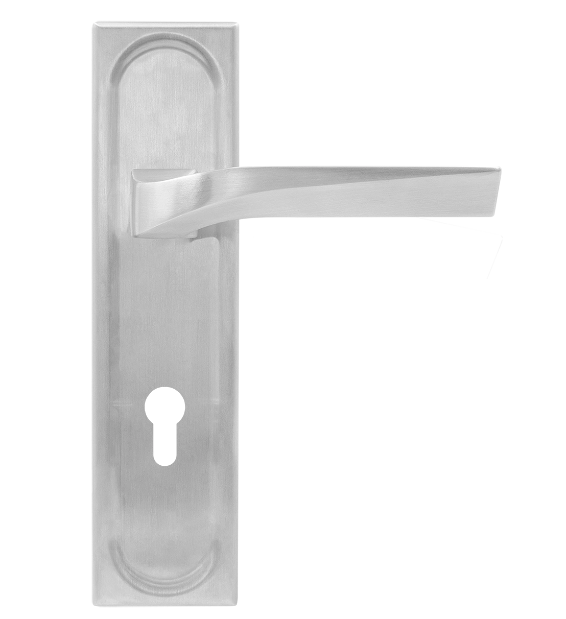 Door Handle, WD CONCERT HALL PLS BLANK on backplate for a lock cylinder, color paintable image buy World