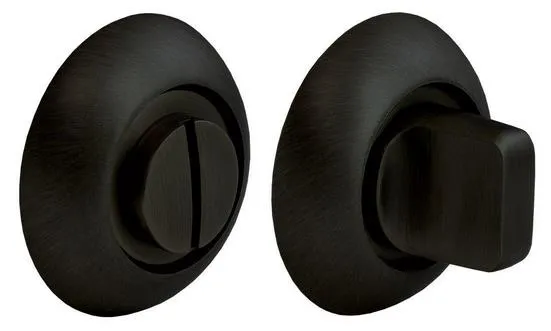 Kit Door handle MH-03 BL + MH-WC BL + M1895 BL, WC latch, colour - black image furniture World