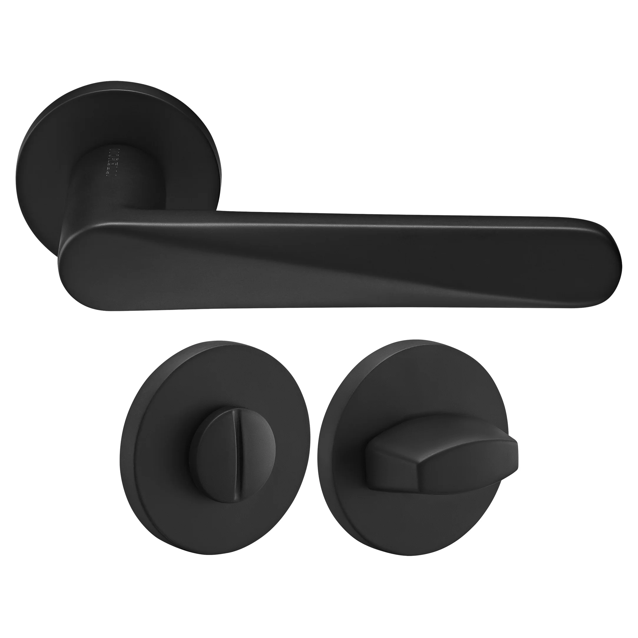 Kit Door handle MH-58-R6 BL + MH-WC-R6 BL, colour - black image buy World