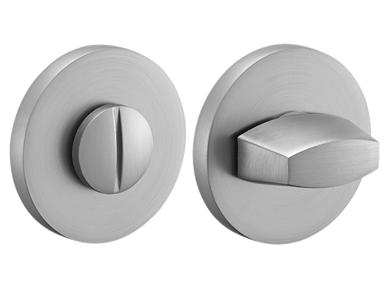 Kit Door handle MH-58-R6 MSC + MH-WC-R6 MSC + M1895 SC, WC latch, color - stain chrome image furniture World