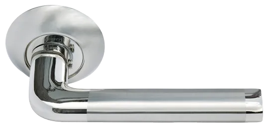 Kit Door handle MH-03 SN/CP + MH-WC SN/CP + M1895 SN, WC latch, colour - white nickel/chrome image buy in World