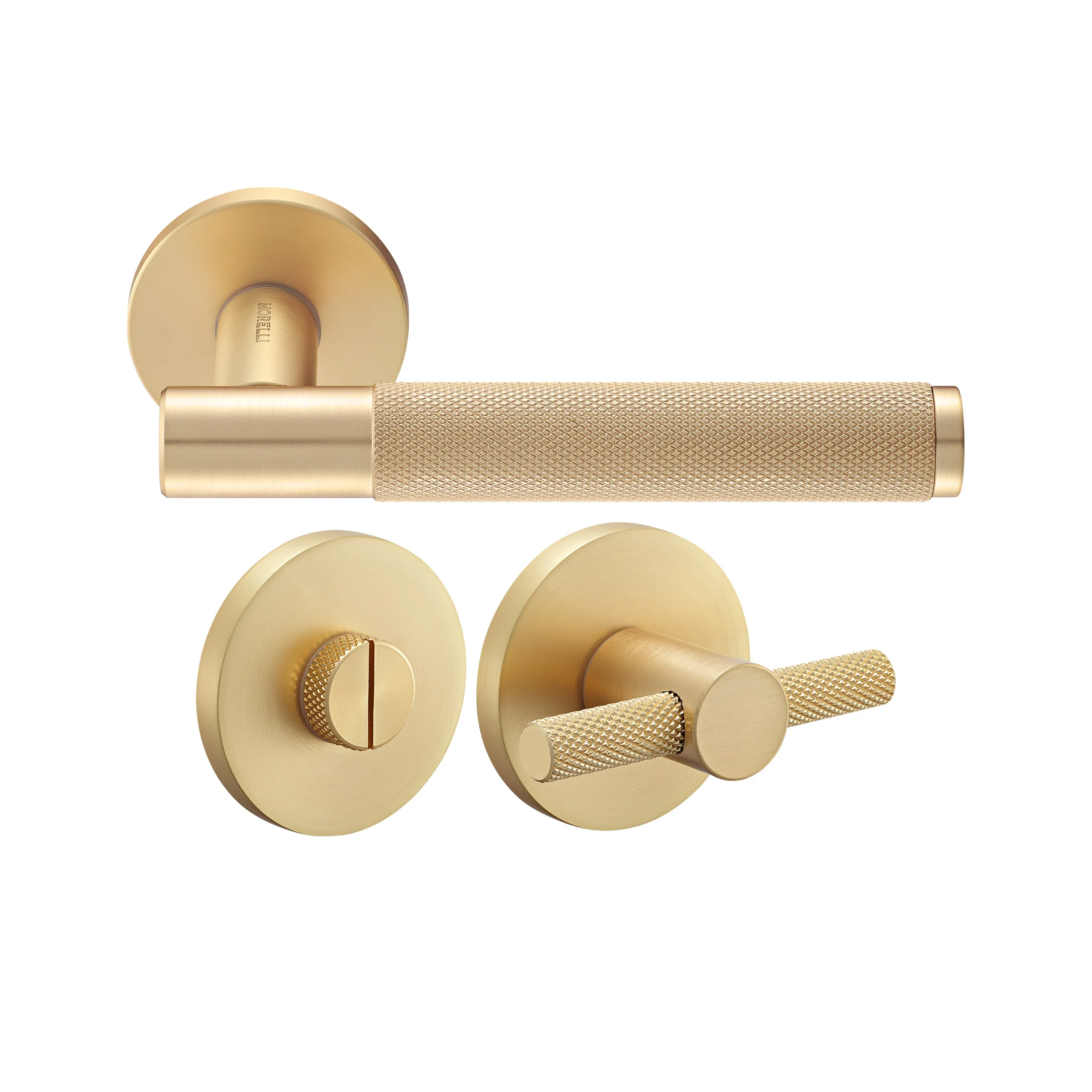 Kit Door handle MH-57-R6T MSG + MH-WC-R6T MSG, colour - stain gold image buy World