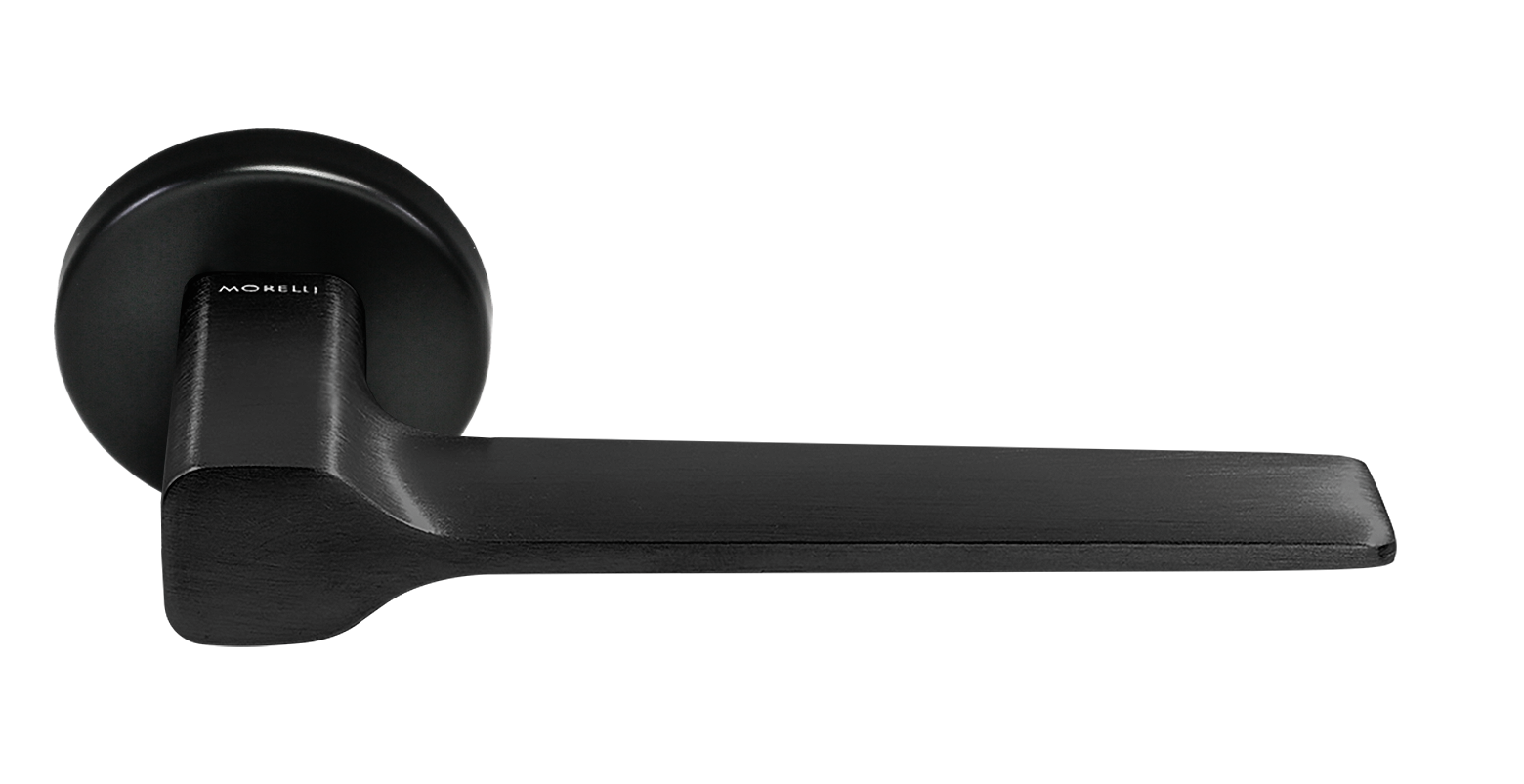 GRAND CARAT R5 NERO separate door handle on round socket, color black, ZAM image buy World