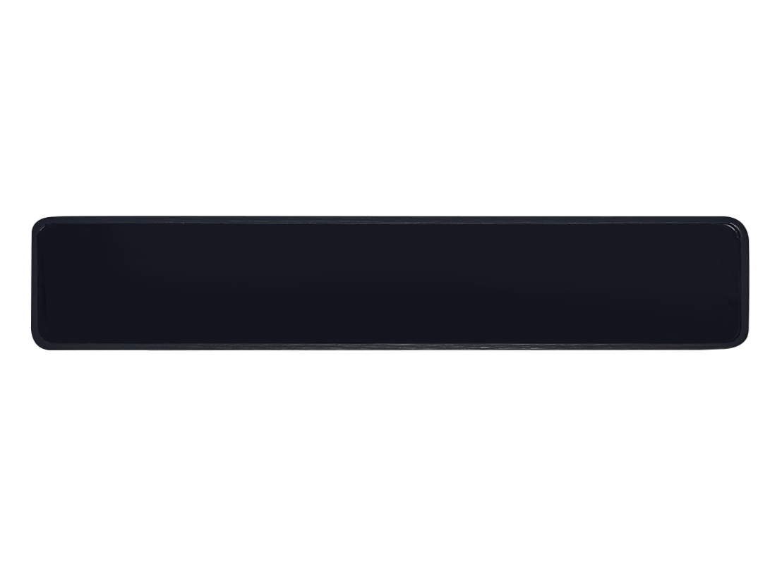 Door handle NEW ENGLAND MH-63-S50 WD BL on a hidden rectangular socket with a lock, for doors 50-65mm thick, color black image buy in World